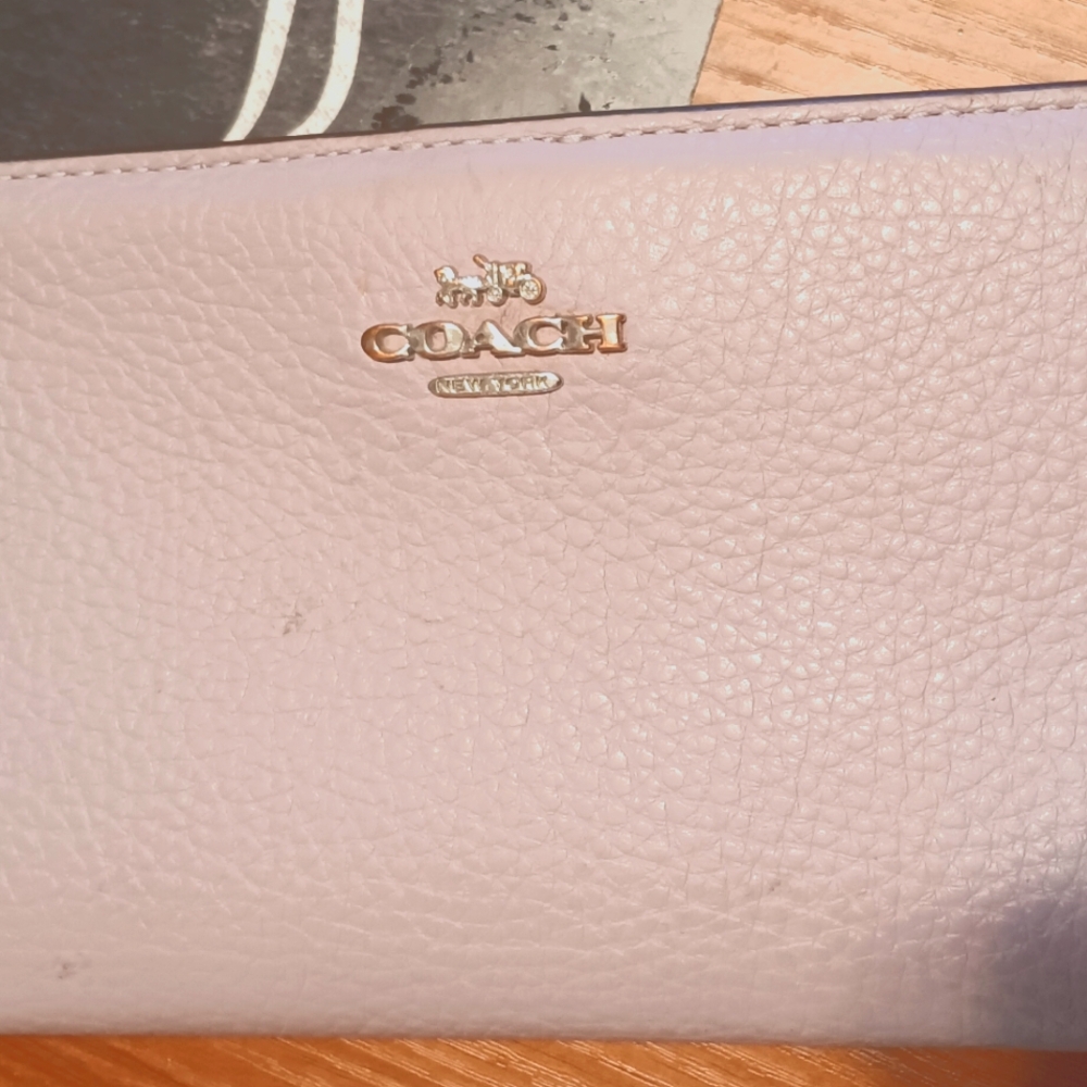 Lavender Coach Wallet